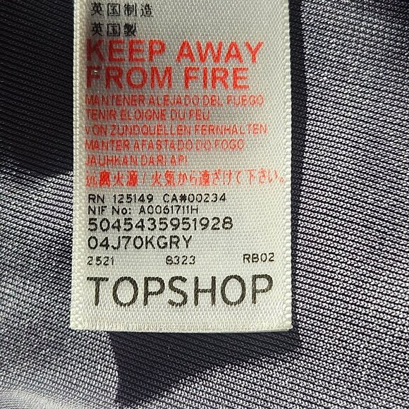 Topshop Women’s Velvet Slip Dress Silver XS – Whimsygoth, Y2K, Dark Academia - Picture 7 of 10